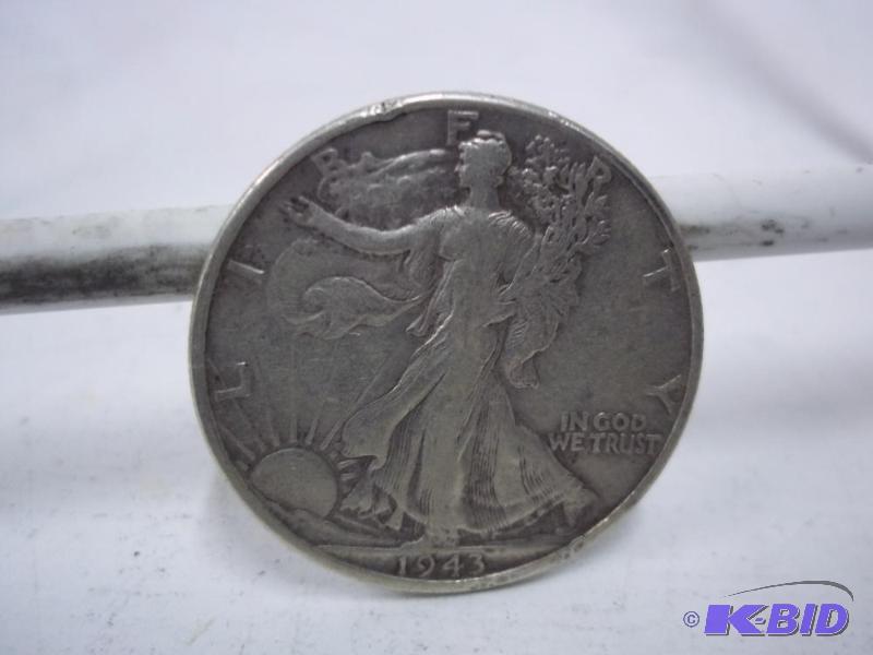 1943 Walking Liberty Half Dollar...