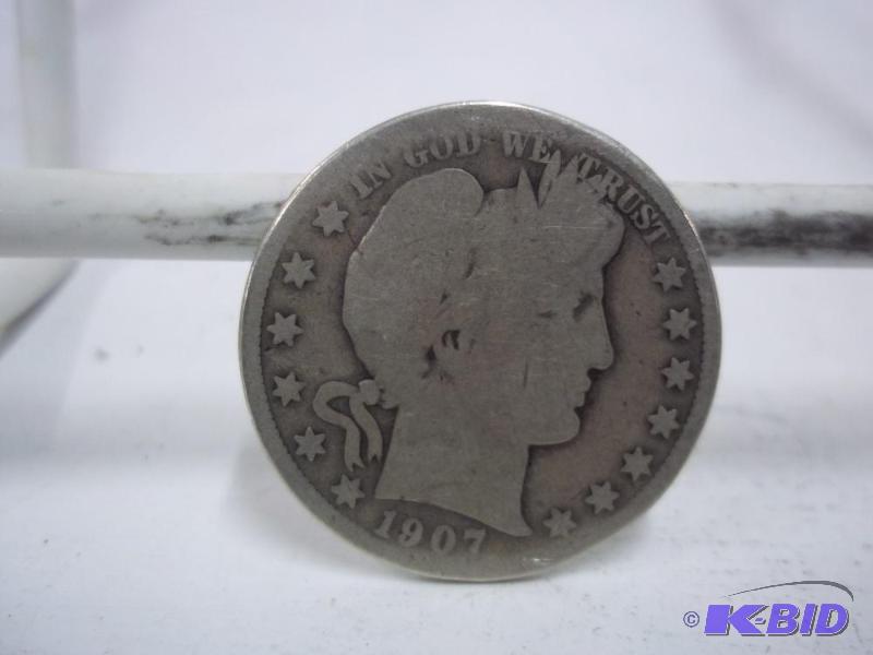 1907 Barber Half Dollar...