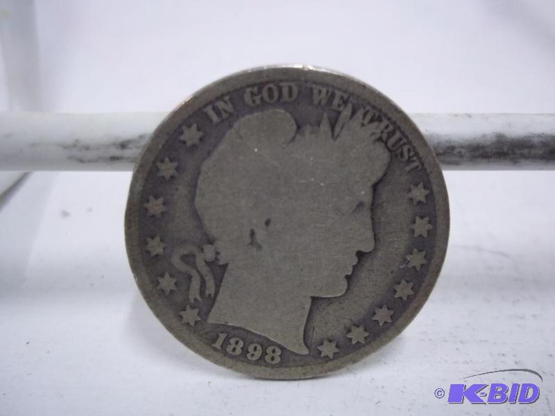 1898 Barber Half Dollar...