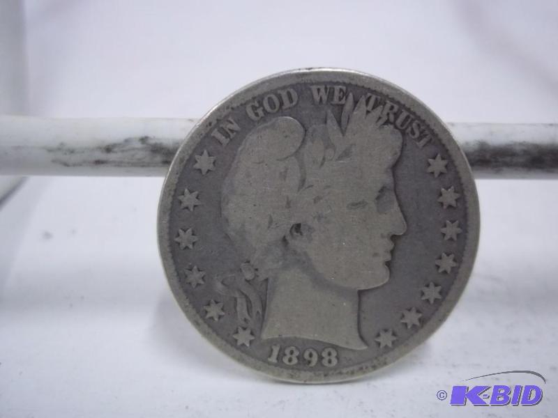 1898 Barber Half Dollar...