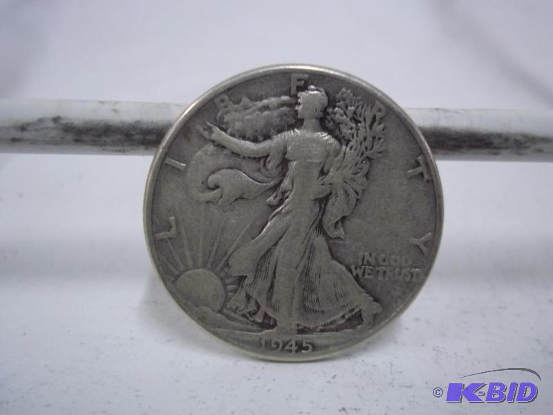 1945 Walking Liberty Half Dollar...