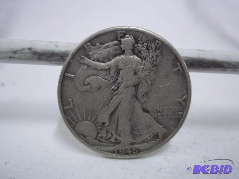1945 Walking Liberty Half Dollar...