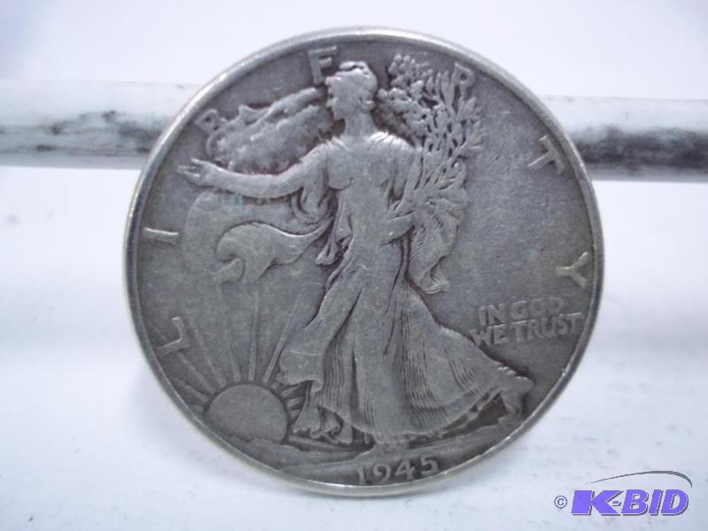 1945 Walking Liberty Half Dollar...