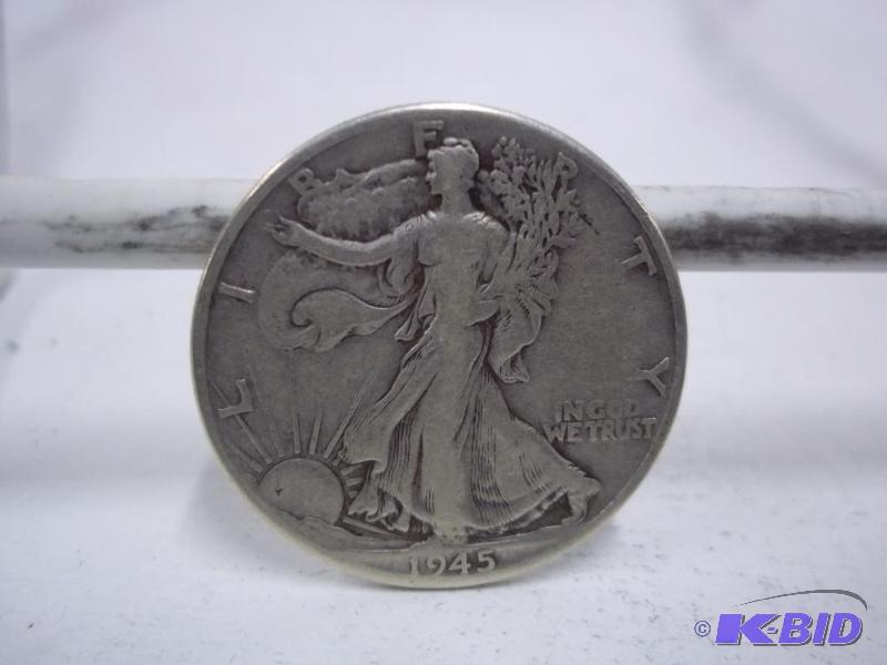 1945 Walking Liberty Half Dollar...