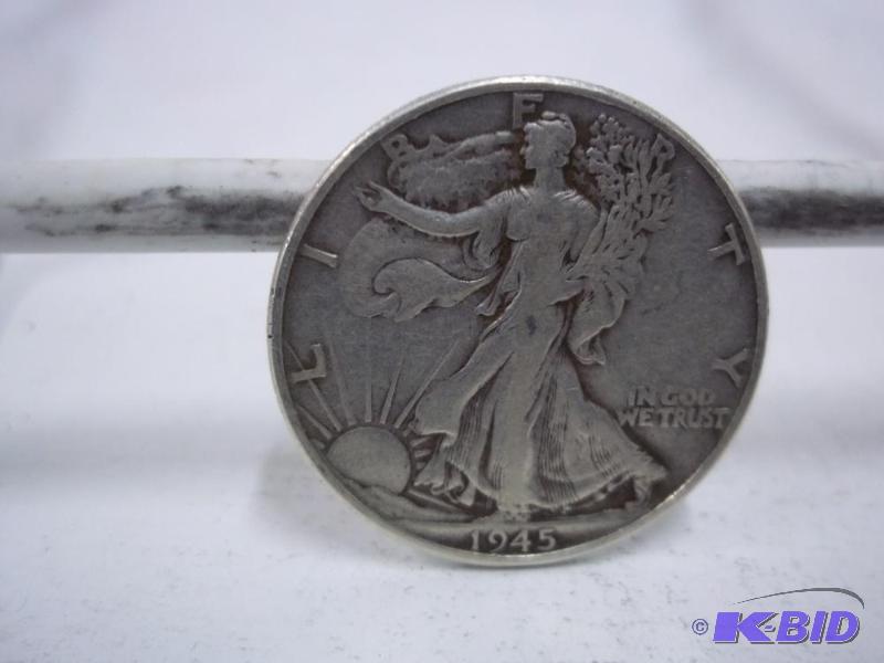 1945 Walking Liberty Half Dollar...