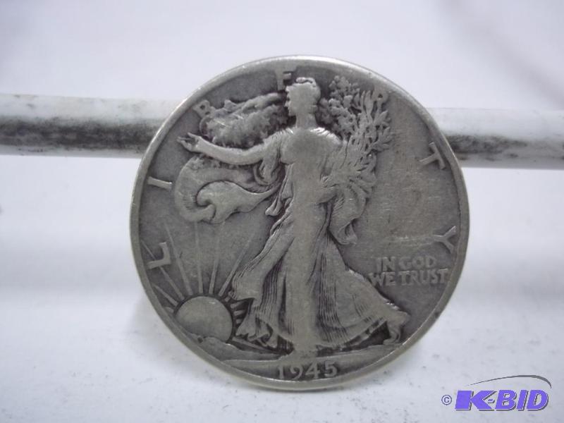 1945 Walking Liberty Half Dollar...