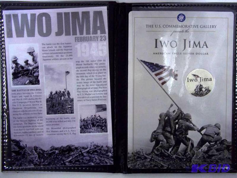 Iwo Jima American Eagle Silver Dollar...
