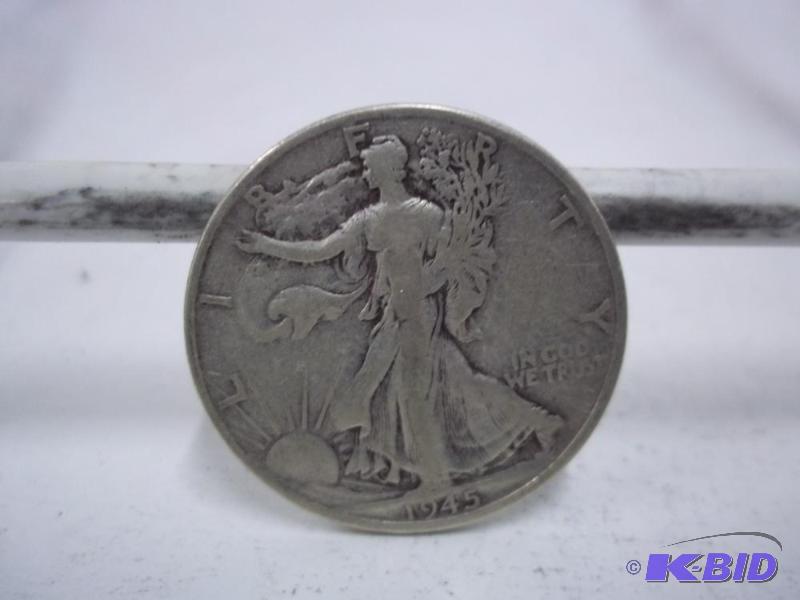 1945 Walking Liberty Half Dollar...