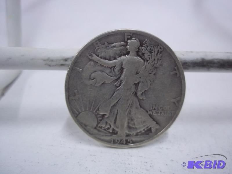1945 Walking Liberty Half Dollar...