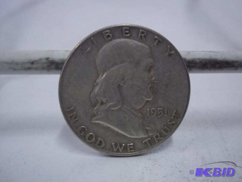 1951 Ben Franklin Half Dollar...