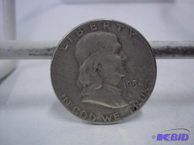 1954 Ben Franklin Half Dollar...