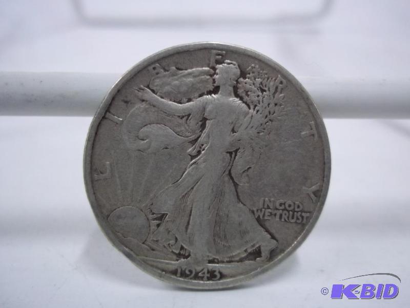 1943 Walking Liberty Half Dollar...