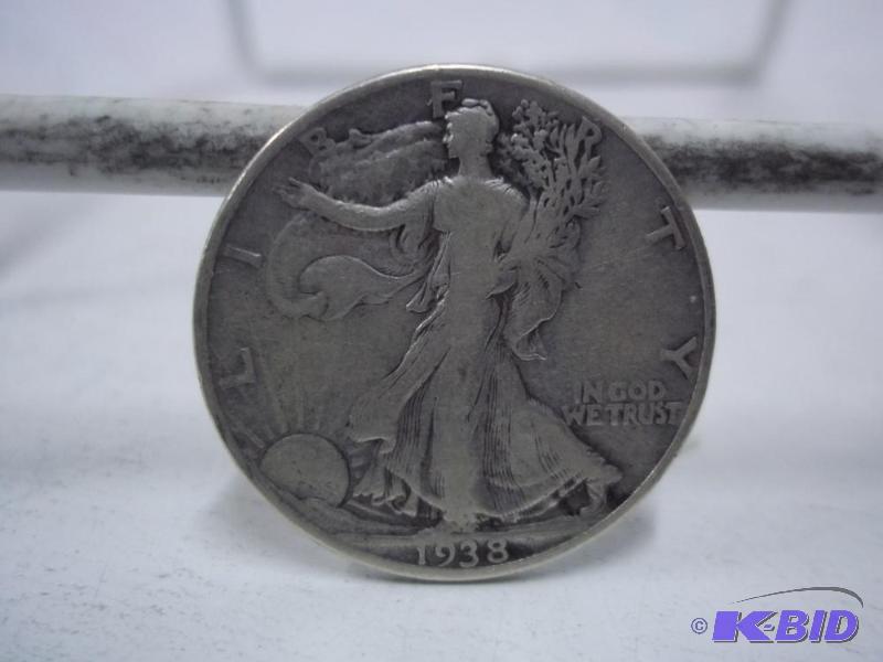 1938 Walking Liberty Half Dollar...