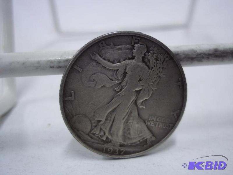 1937 Walking Liberty Half Dollar...
