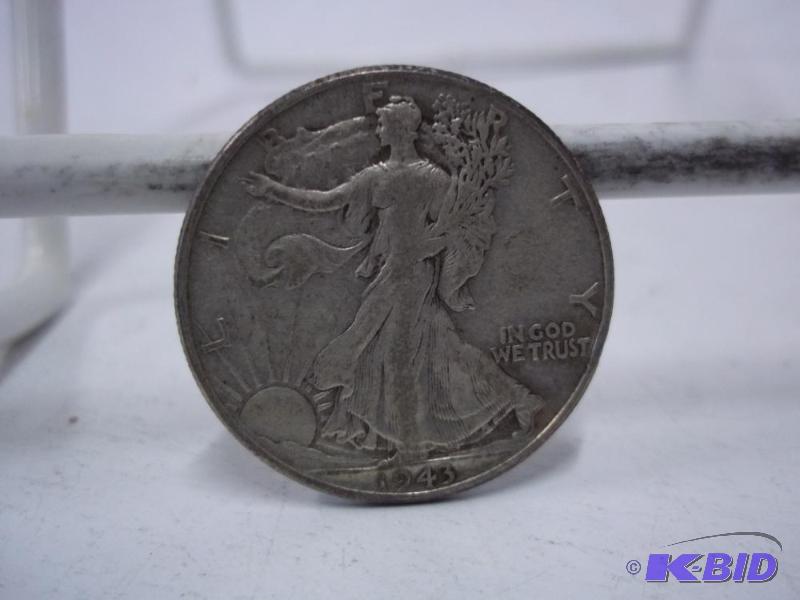 1943 Walking Liberty Half Dollar...