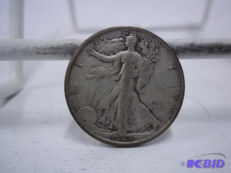 1945 Walking Liberty Half Dollar...