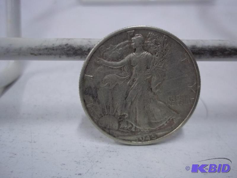 1945 Walking Liberty Half Dollar...