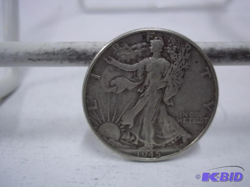 1945 Walking Liberty Half Dollar...