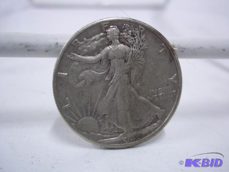1945 Walking Liberty Half Dollar...