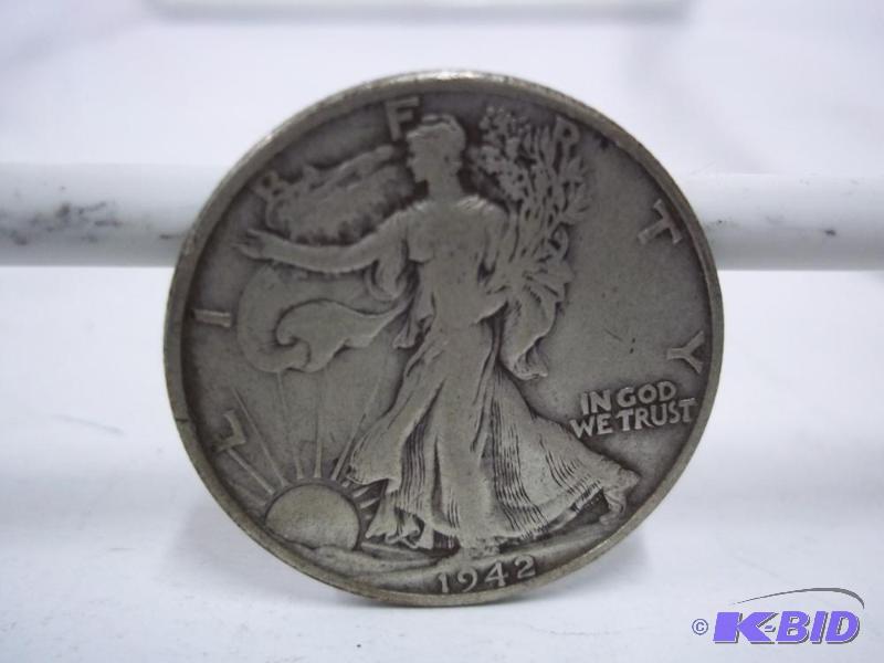 1942 Walking Liberty Half Dollar...