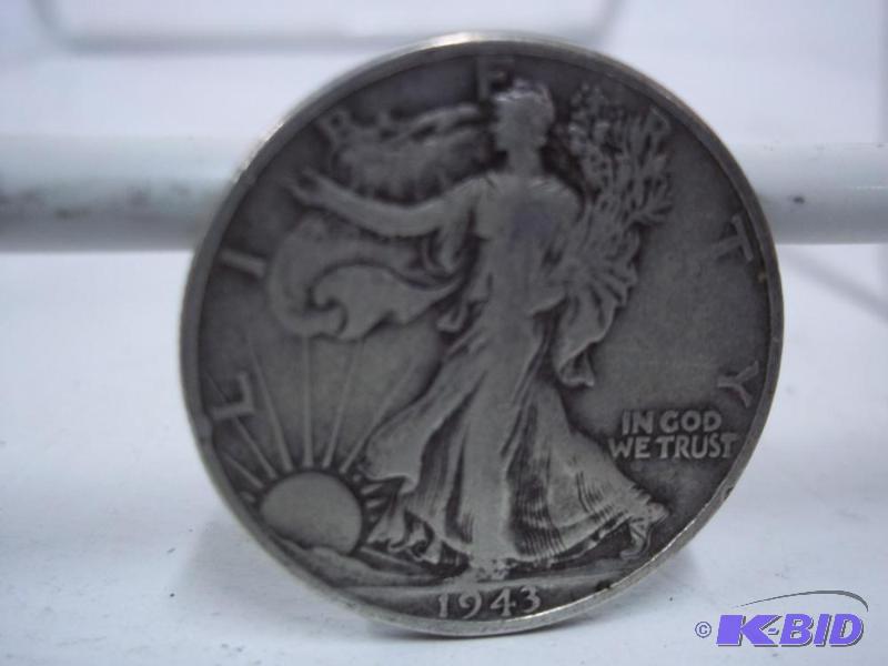 1943 Walking Liberty Half Dollar...