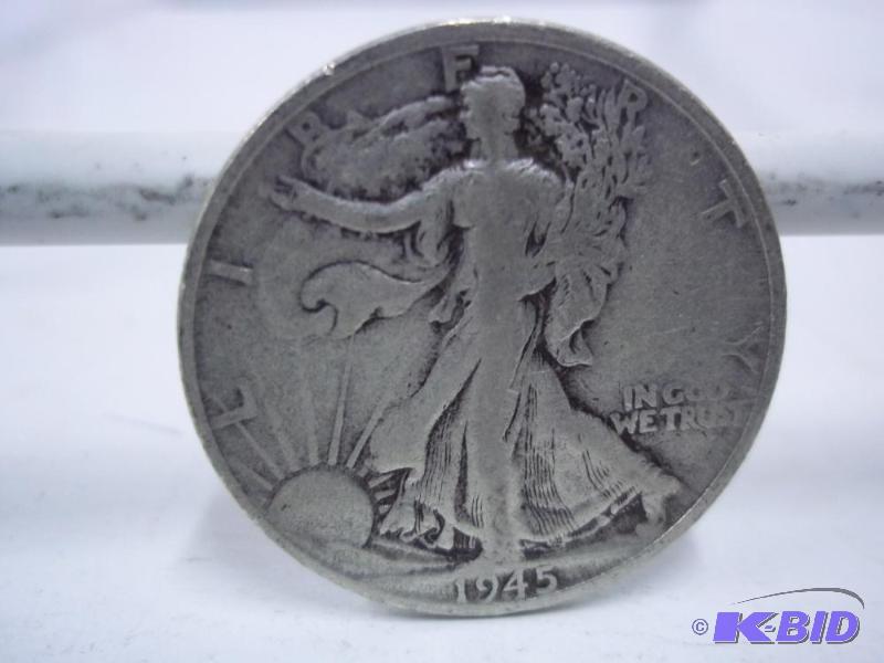 1945 Walking Liberty Half Dollar...