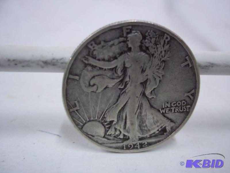 1942 Walking Liberty Half Dollar...