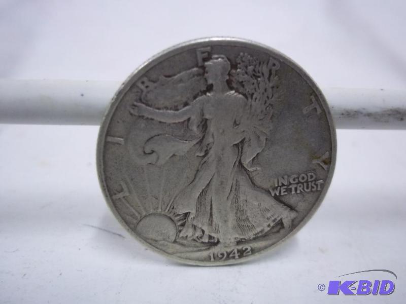 1942 Walking Liberty Half Dollar...