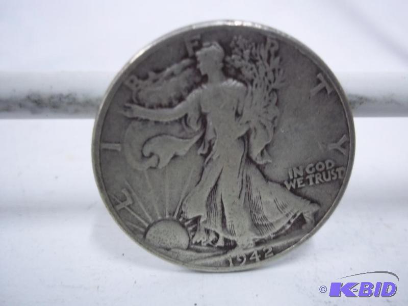 1942 Walking Liberty Half Dollar...