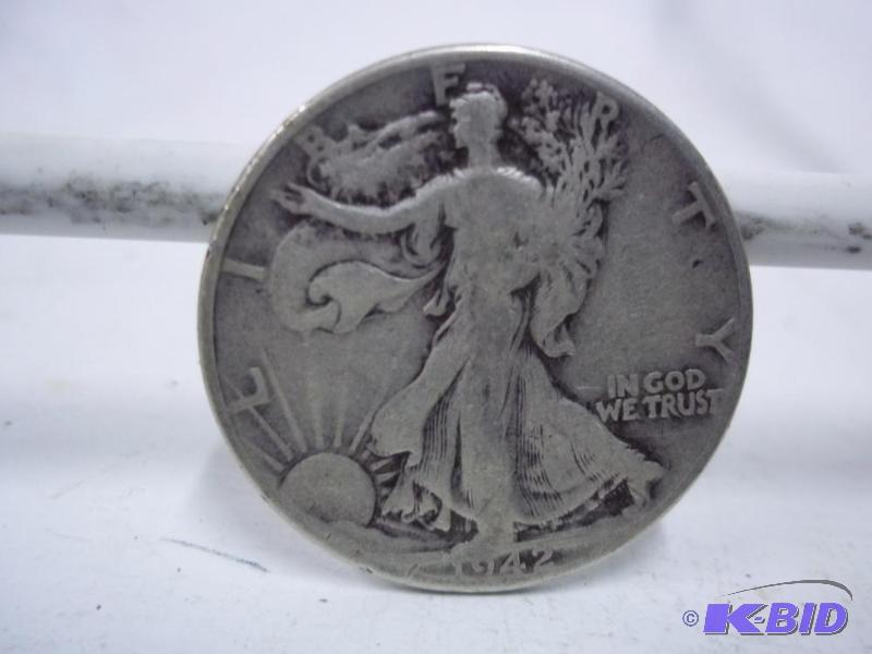 1942 Walking Liberty Half Dollar...