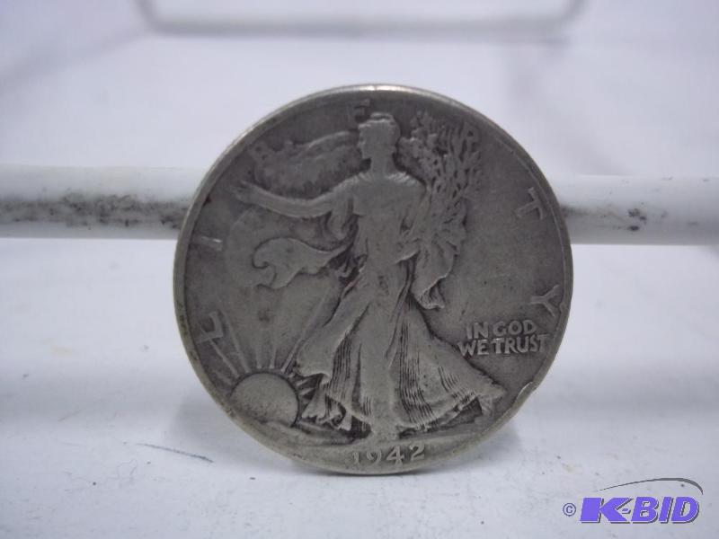 1942 Walking Liberty Half Dollar...