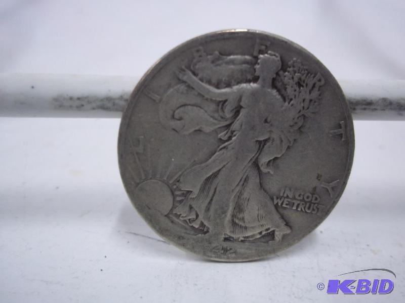 1942 Walking Liberty Half Dollar...