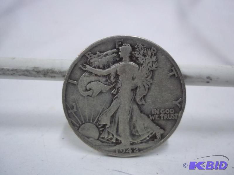 1942 Walking Liberty Half Dollar...