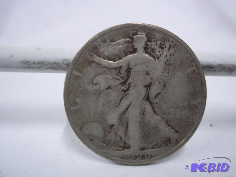 1929 Walking Liberty Half Dollar...