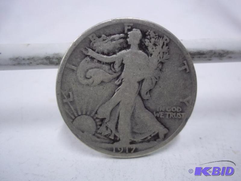 1917 Walking Liberty Half Dollar...