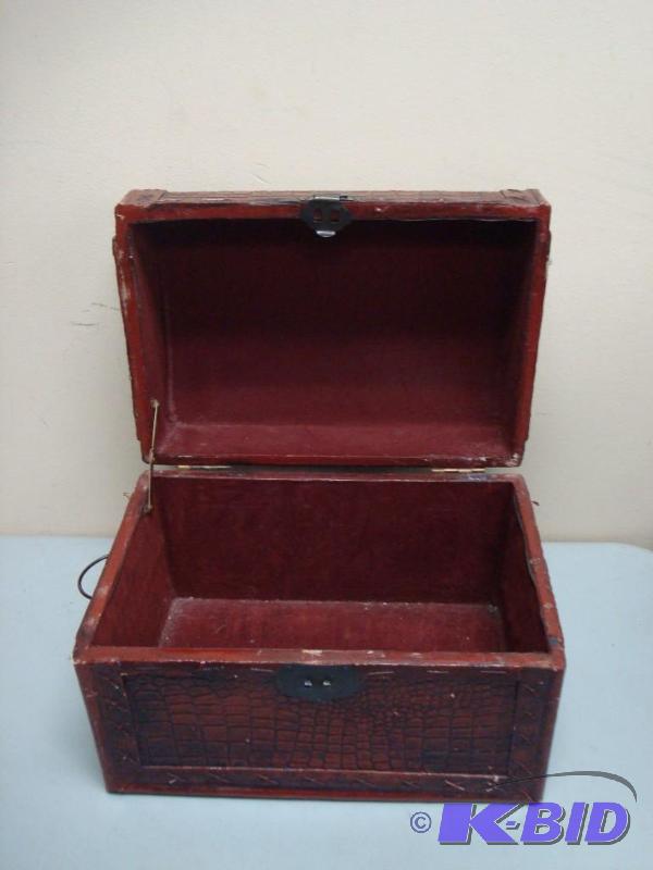 lot 128 image: Box With Lid, Shows Wear...