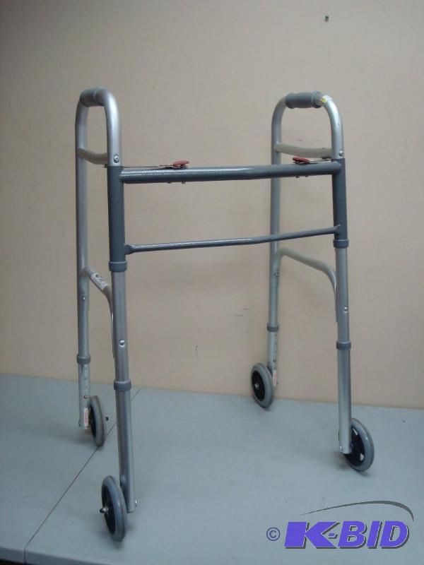 lot 132 image: Folding Walker On Wheels...