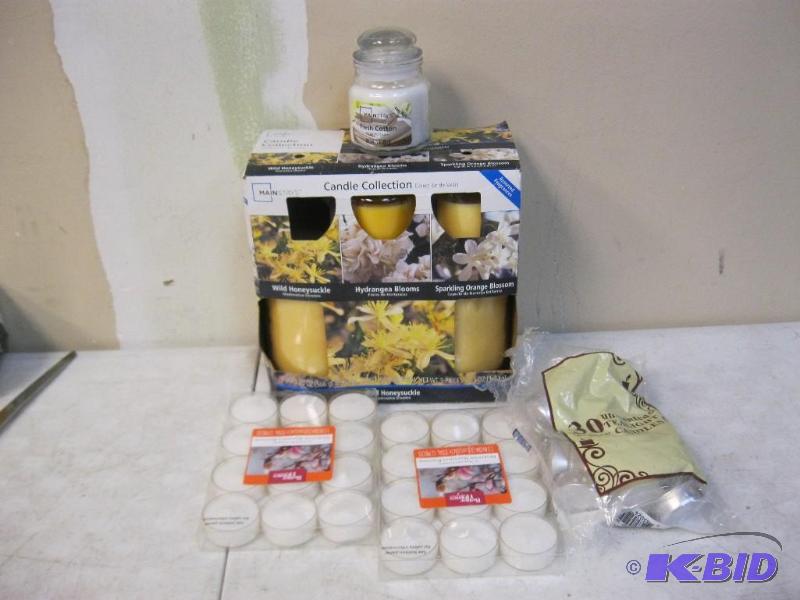 lot 37 image: Lot Of Scented And Tea Candles ...