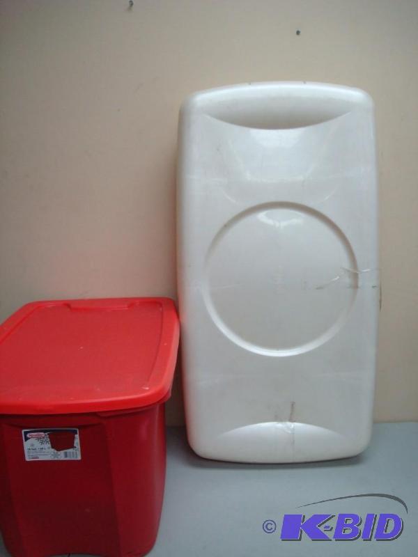 lot 49 image: Pair Of Storage Containers Have Wear...