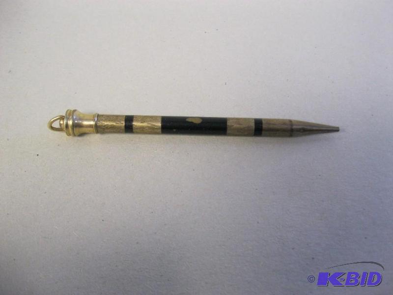 lot 54 image: Small Vintage Brass Pencil Some Wear...