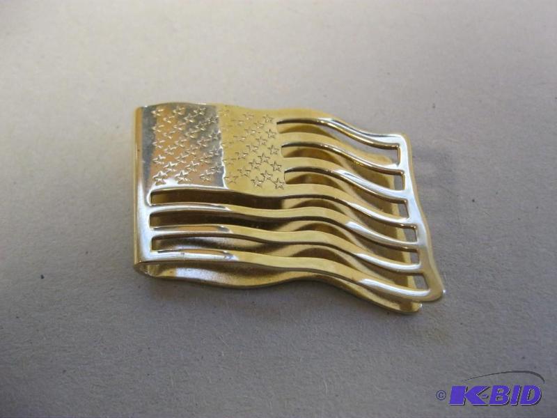 lot 56 image: USA Flag Money Clip...