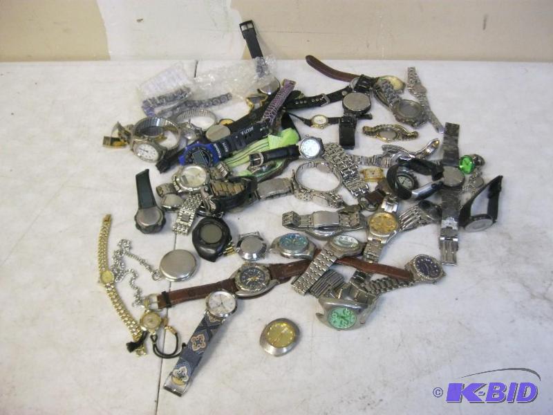 lot 66 image: Large Lot Of Watches And Parts, Untested...