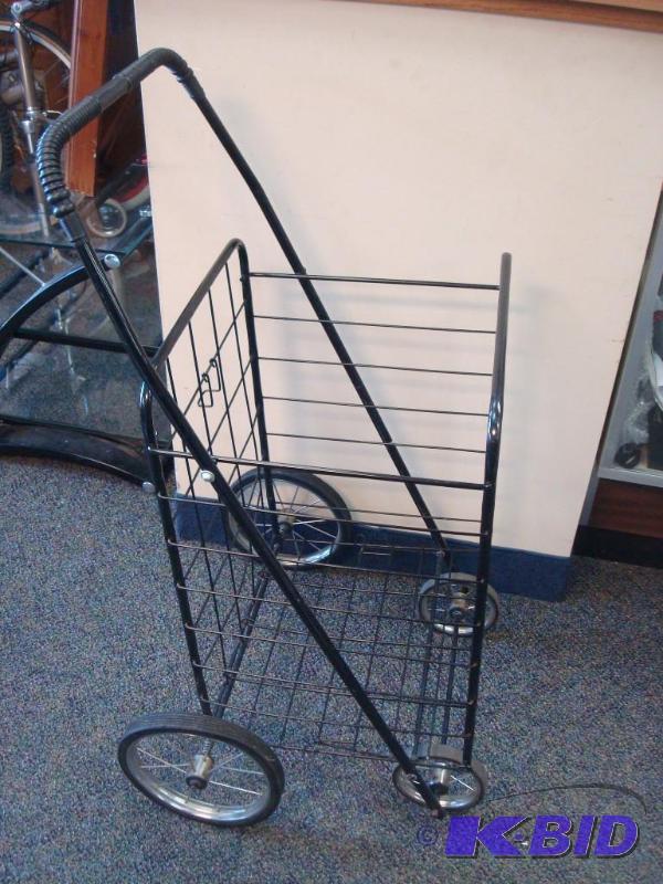 lot 7 image: Folding Wire&nbspBasket &nbspCart, Works, S...