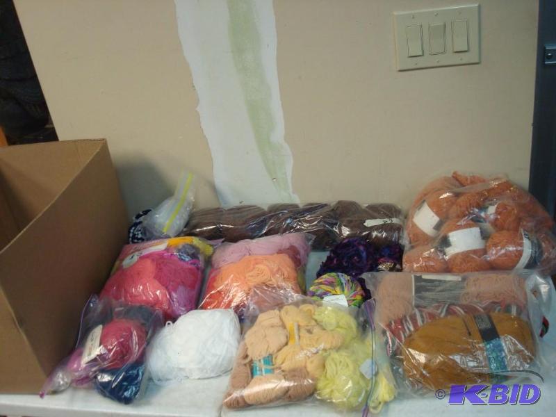 lot 83 image: Large Lot Of Knitting Yarn New Or Balled Up&n...