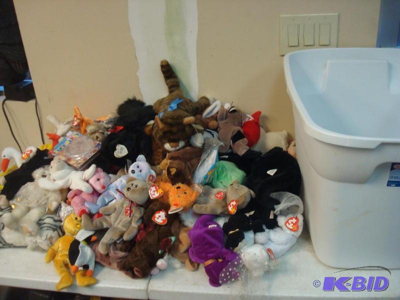lot 93 image: Huge Lot Of Beanie Babies, 80 May Show Some ...