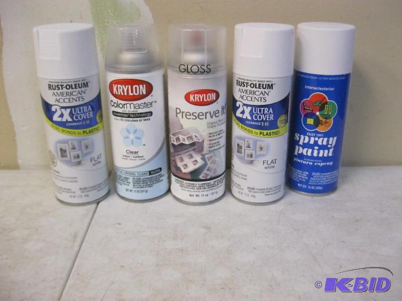 lot 96 image: Lot Of New Spray Paint ...