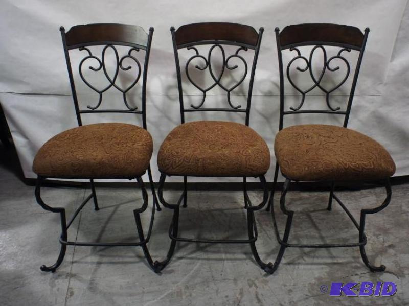 New Ashley Signature Round Counter Chairs - M...