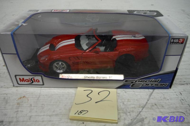 lot 32 image: Miasto Shelby Series 1 Diecast Car 118