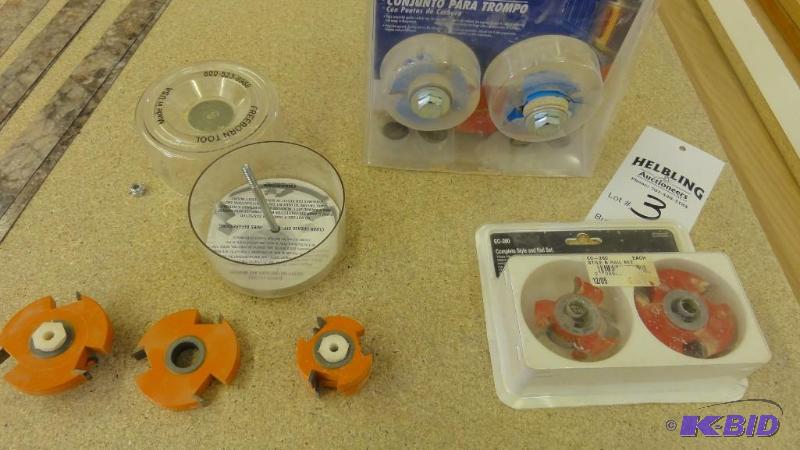 lot 3 image: Freeborn door making cutters to make ShakerM...
