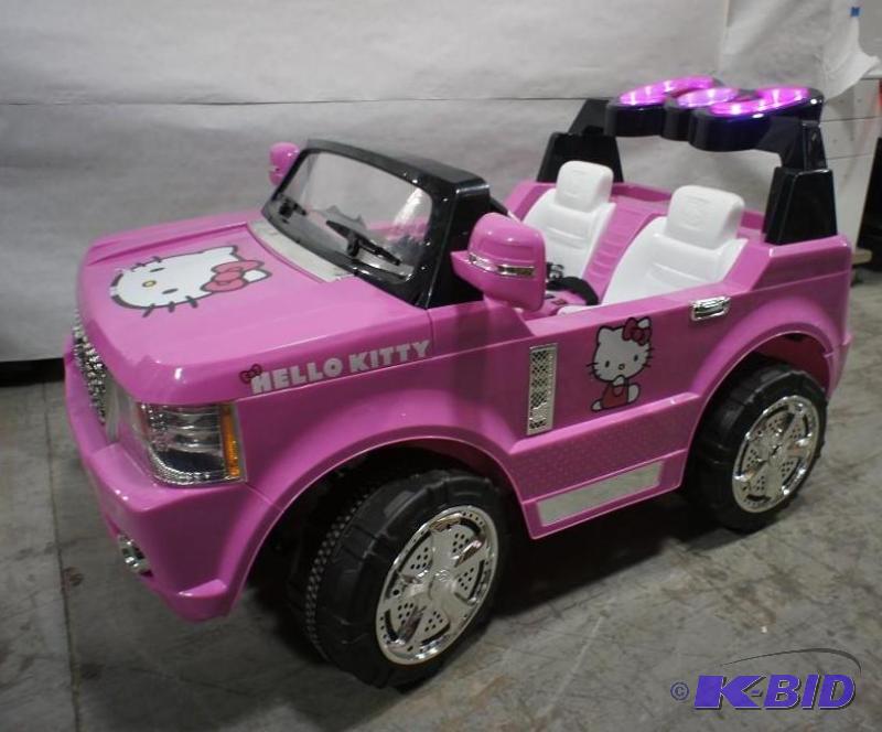 white hello kitty power wheels